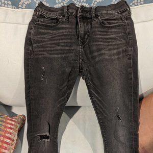Express Jeans - Dark Distressed Jeans Express Jeans - Dark Distressed Jeans